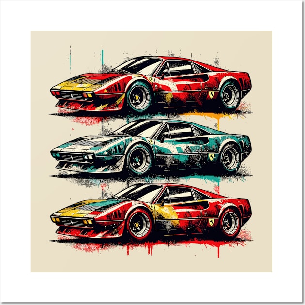 Ferrari 308 Wall Art by Vehicles-Art